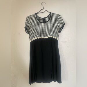 Vintage Daisy Gingham Mini Dress All That Jazz